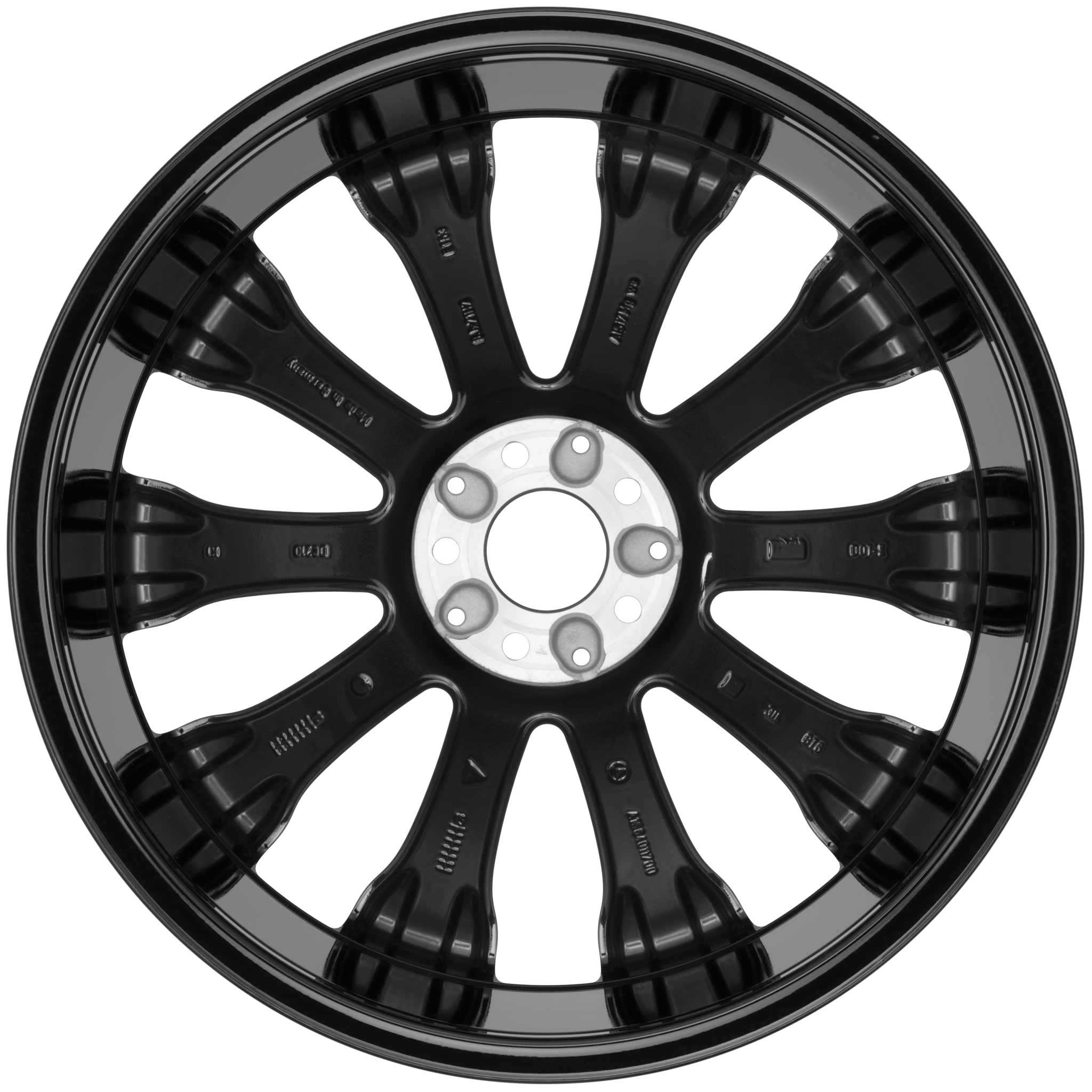 Mercedes 10 Spoke [166-21] Gloss Black with High Sheen Alloy Wheel Product Image #3
