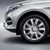 Mercedes 5 Twin Spoke [166-19] Titanium Silver Wheel Img 3