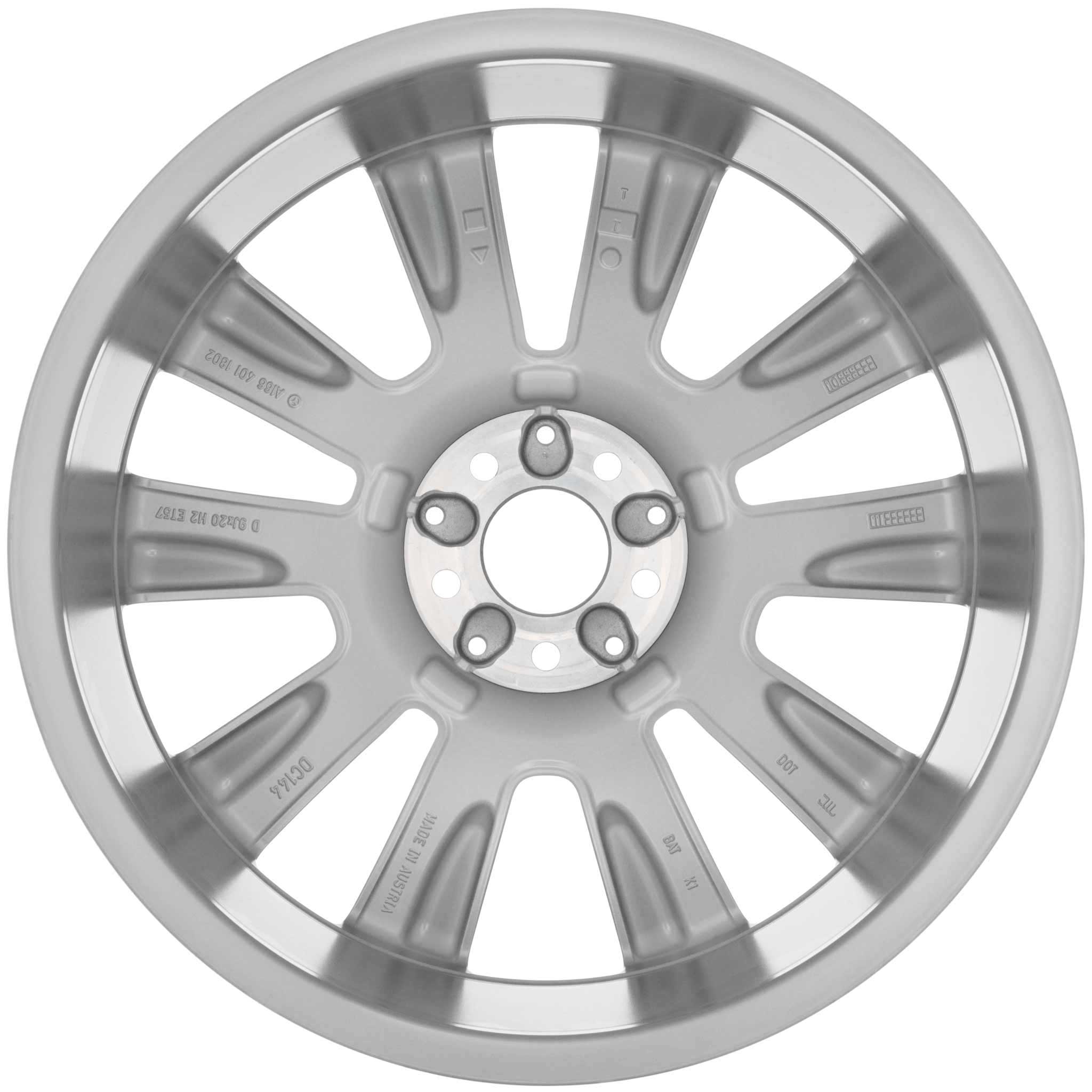 Mercedes 5 Twin Spoke [166-20] Palladium Silver with High Sheen Alloy Wheel Product Image #2