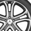 Mercedes 5 Twin Spoke [166-21] Himalaya Grey with High Sheen Wheel Img 2