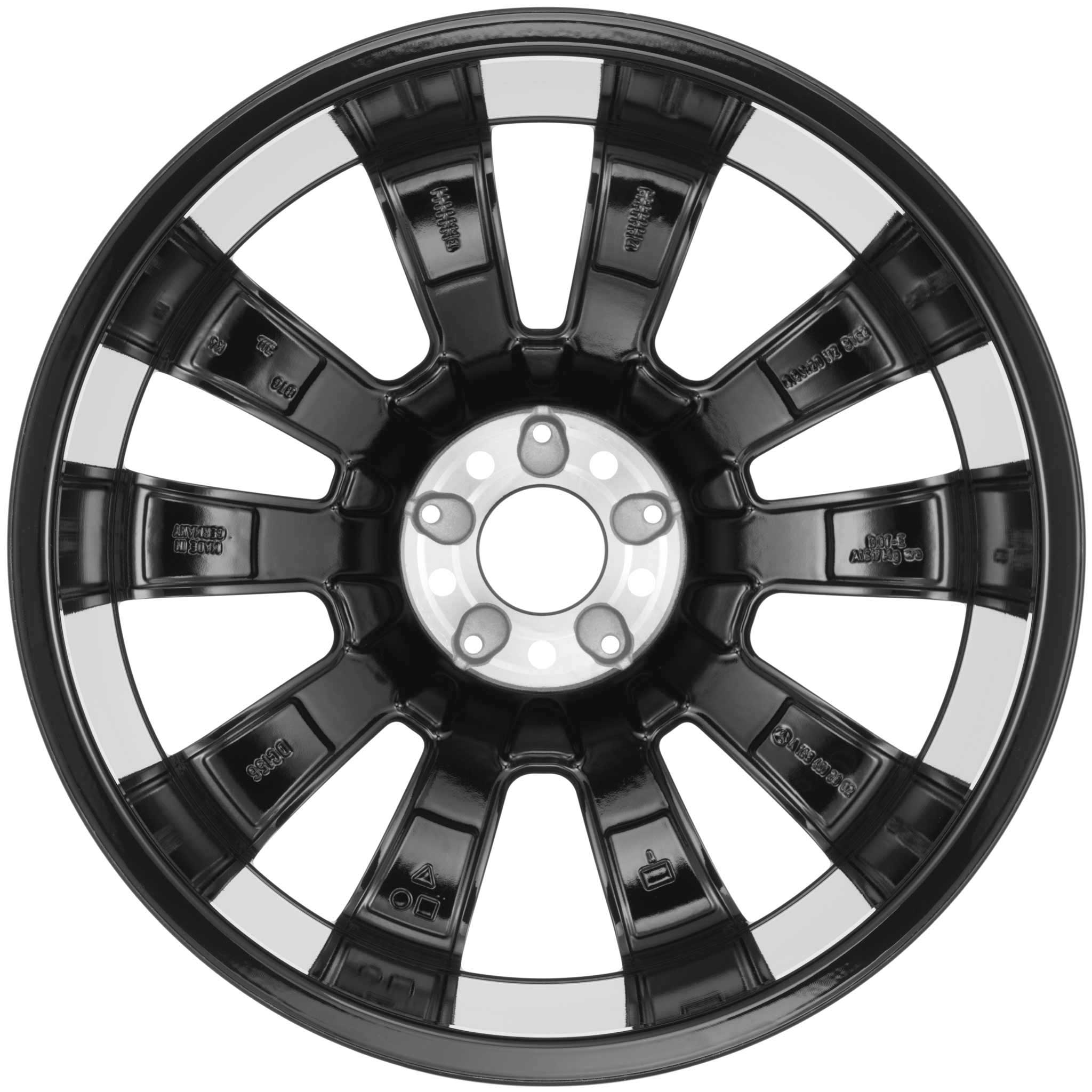 Mercedes 5 Twin Spoke [166-20] Gloss Black with High Sheen Alloy Wheel Product Image #3