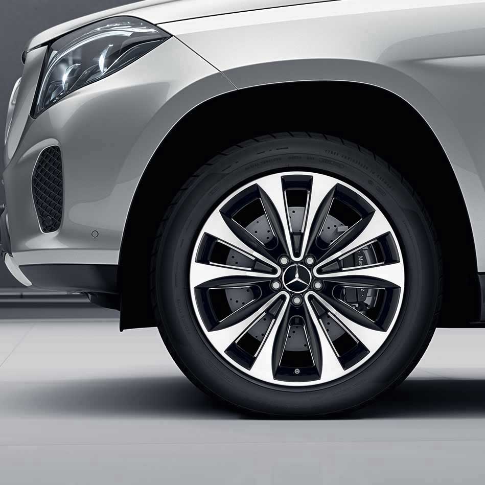 Mercedes 5 Twin Spoke [166-20] Gloss Black with High Sheen Alloy Wheel Product Image #4