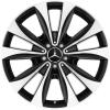 Mercedes 5 Twin Spoke [166-20] Gloss Black with High Sheen Wheel Img 1