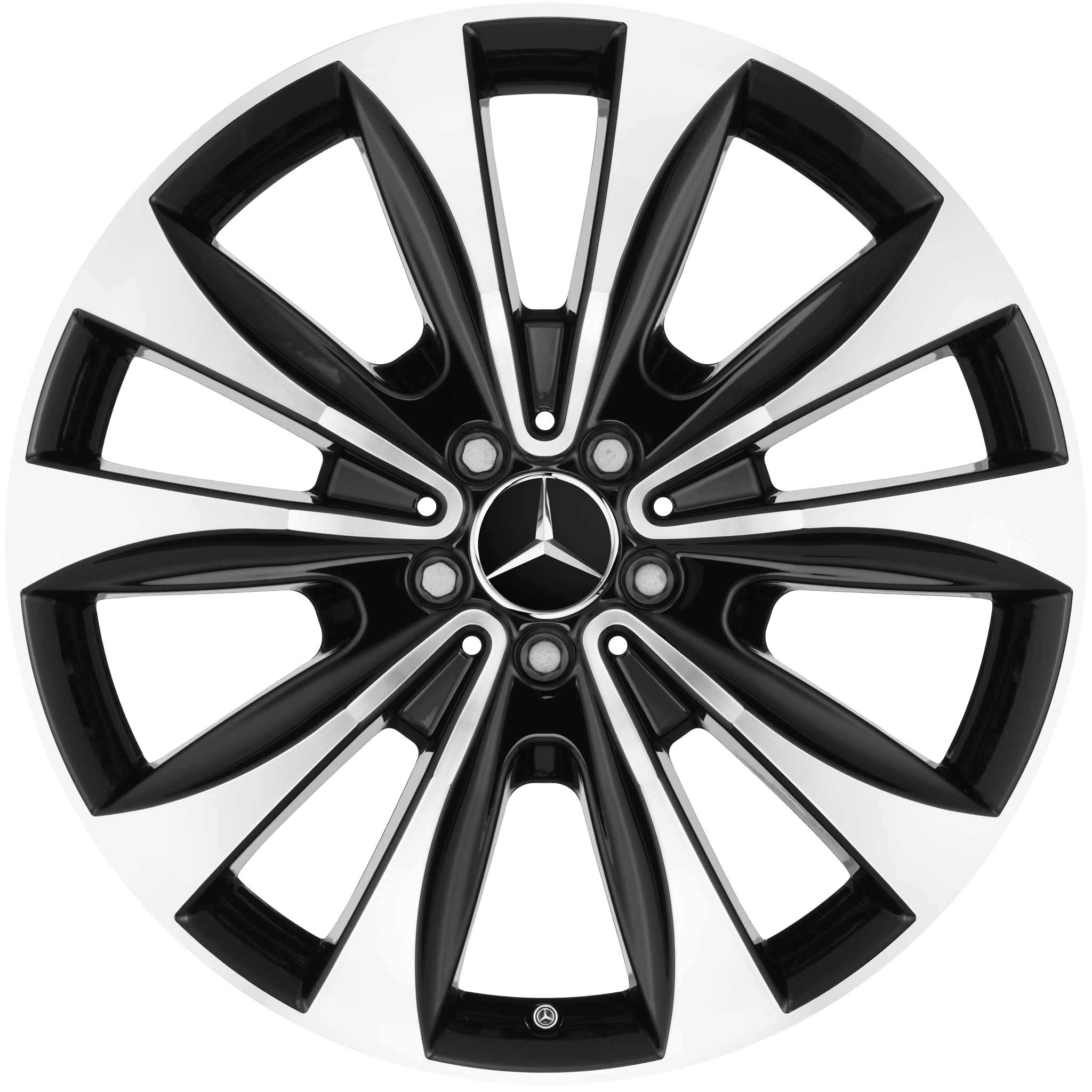 Mercedes 5 Twin Spoke [166-20] Gloss Black with High Sheen Alloy Wheel Product Image #1