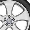 Mercedes 5 Spoke [166-19] Vanadium Silver Wheel Img 2