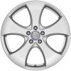 Mercedes 5 Spoke [166-19] Vanadium Silver Wheel Img 1