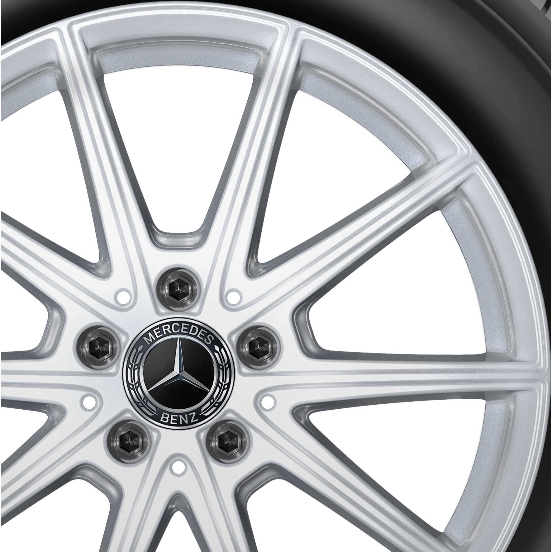 Mercedes 5 Twin Spoke [167-18] Vanadium Silver Alloy Wheel Product Image #2