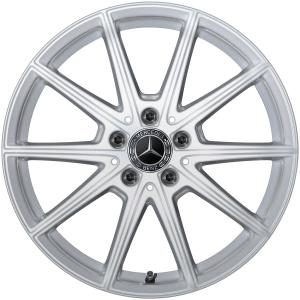 18" Mercedes 5 Twin Spoke [167-18] Vanadium Silver alloy wheel