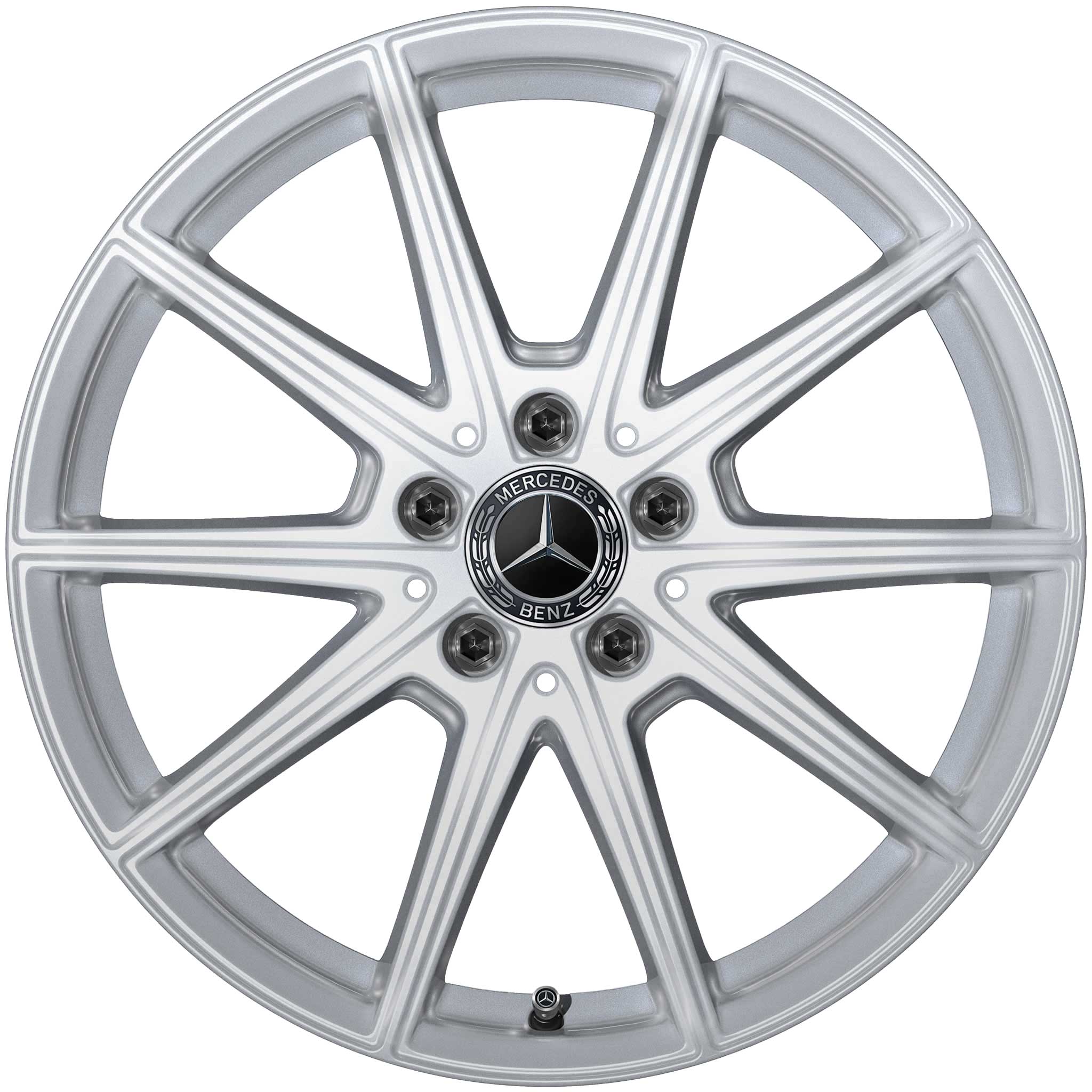 Mercedes 5 Twin Spoke [167-18] Vanadium Silver Alloy Wheel Product Image #1