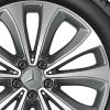 Mercedes 5 Twin Spoke [167-19] Himalaya Grey with High Sheen Wheel Img 2