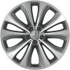 Mercedes 5 Twin Spoke [167-19] Himalaya Grey with High Sheen Wheel Img 1