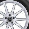 Mercedes 10 Spoke [167-19] Vanadium Silver Wheel Img 2