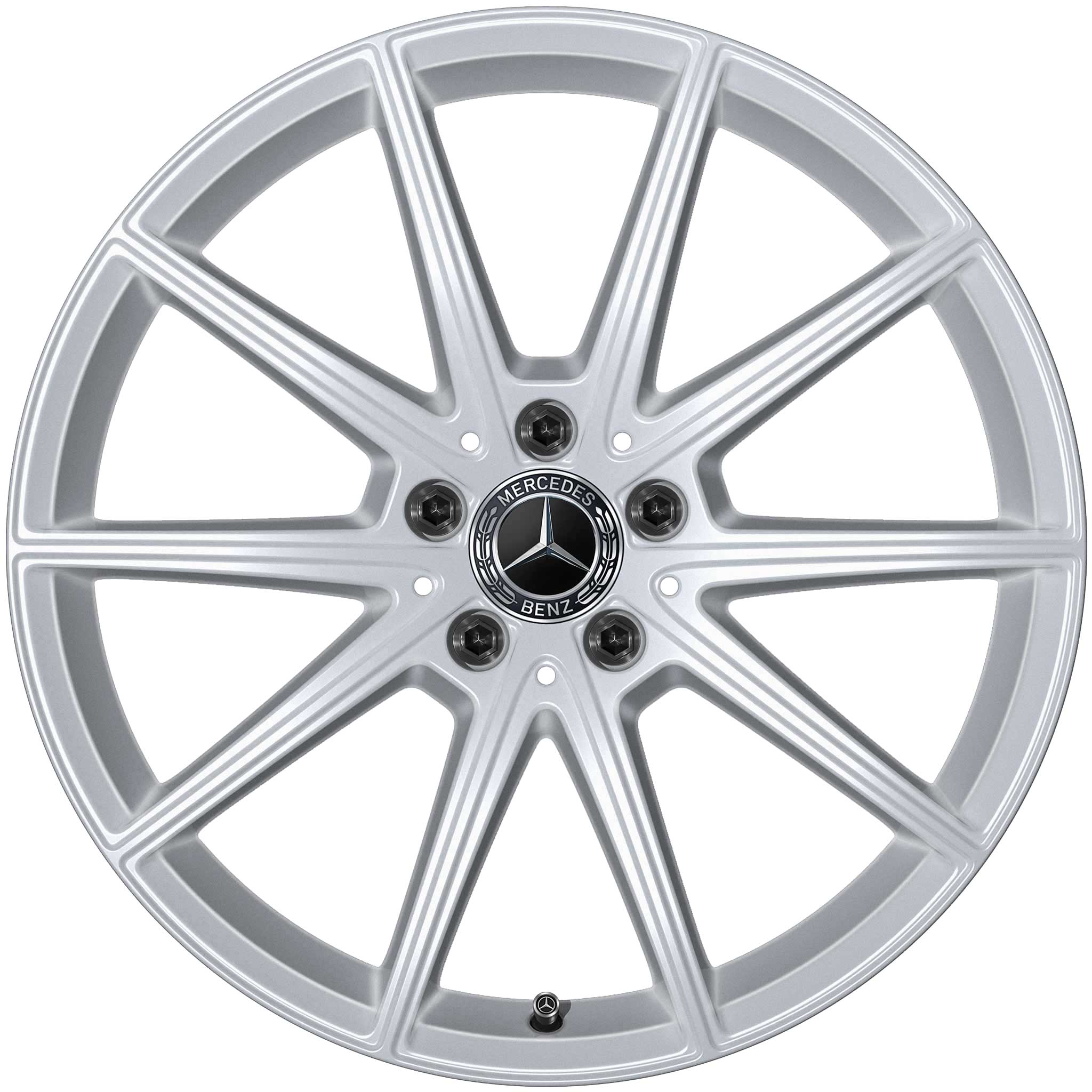Mercedes 10 Spoke [167-19] Vanadium Silver Alloy Wheel Product Image #1