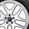 Mercedes 5 Twin Spoke [167-19] Vanadium Silver Wheel Img 2