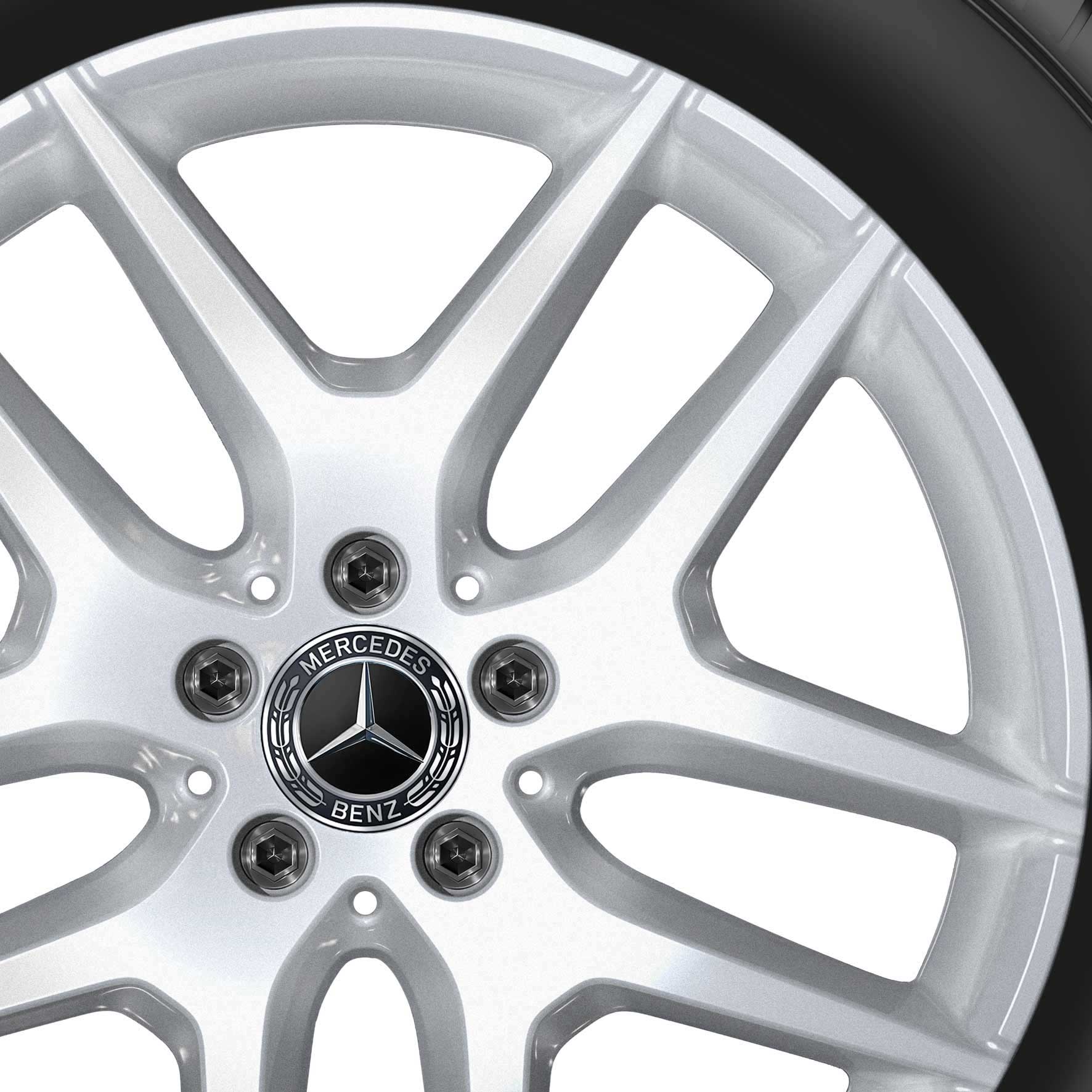 Mercedes 5 Twin Spoke [167-19] Vanadium Silver Alloy Wheel Product Image #2