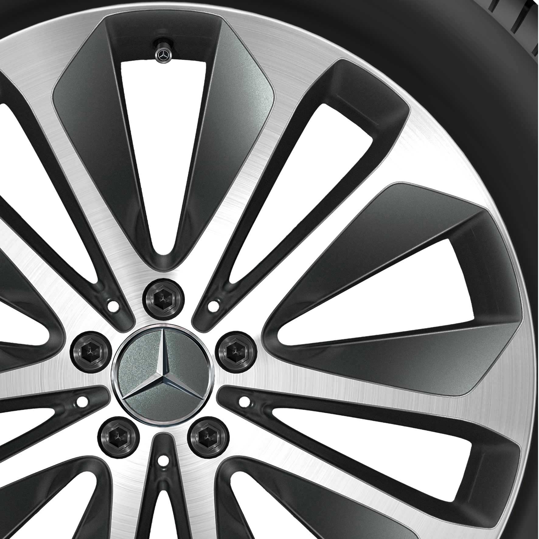 Mercedes 10 Spoke [167-20] Himalaya Grey with High Sheen Alloy Wheel Product Image #2