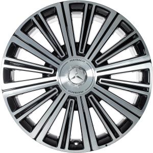 Mercedes Maybach Multi Spoke [167-22] Gloss Back with High Sheen Alloy Wheel for Mercedes GLS-Class X167 - Sizes 22in