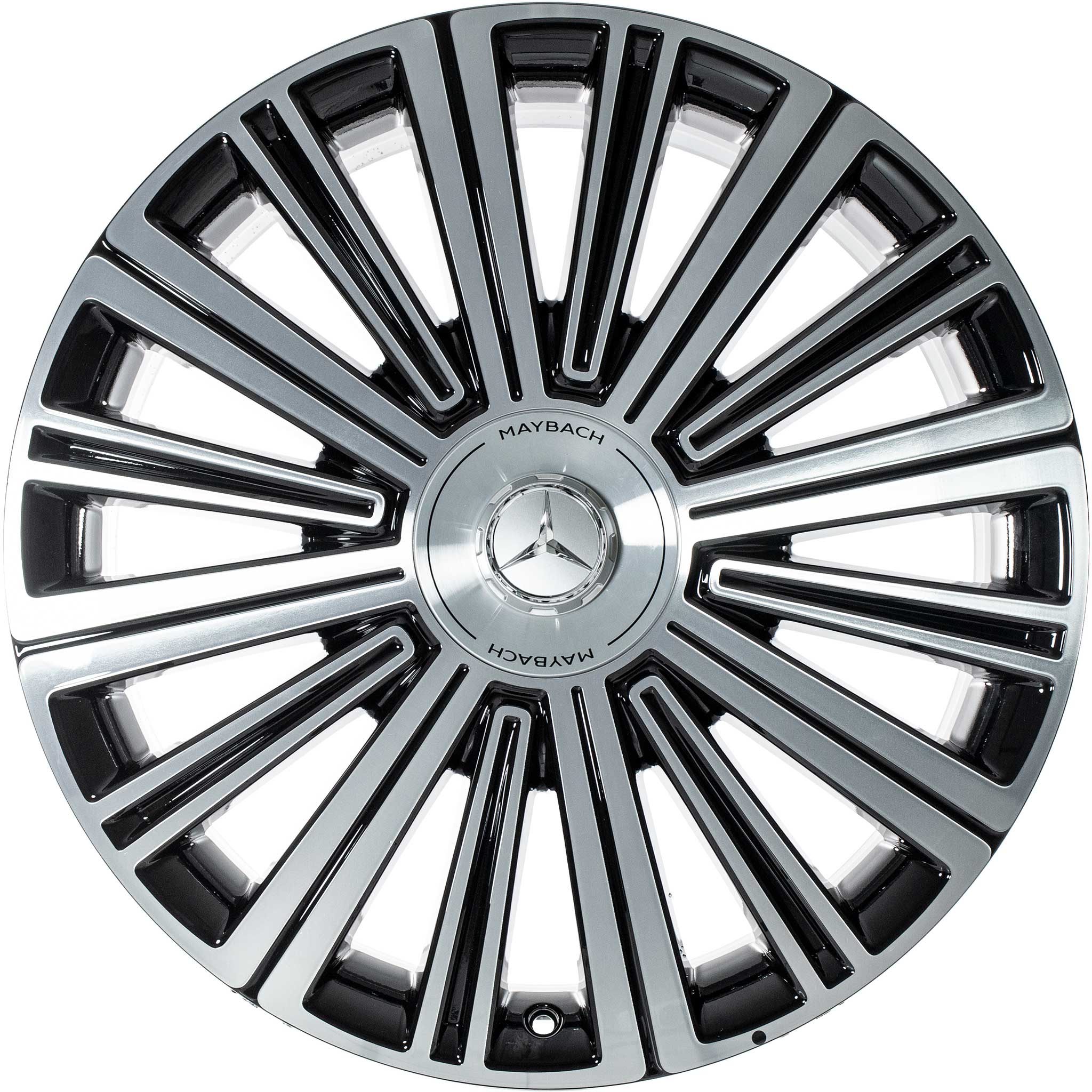 Mercedes Maybach Multi Spoke [167-22] Gloss Back with High Sheen Alloy Wheel Product Image #1