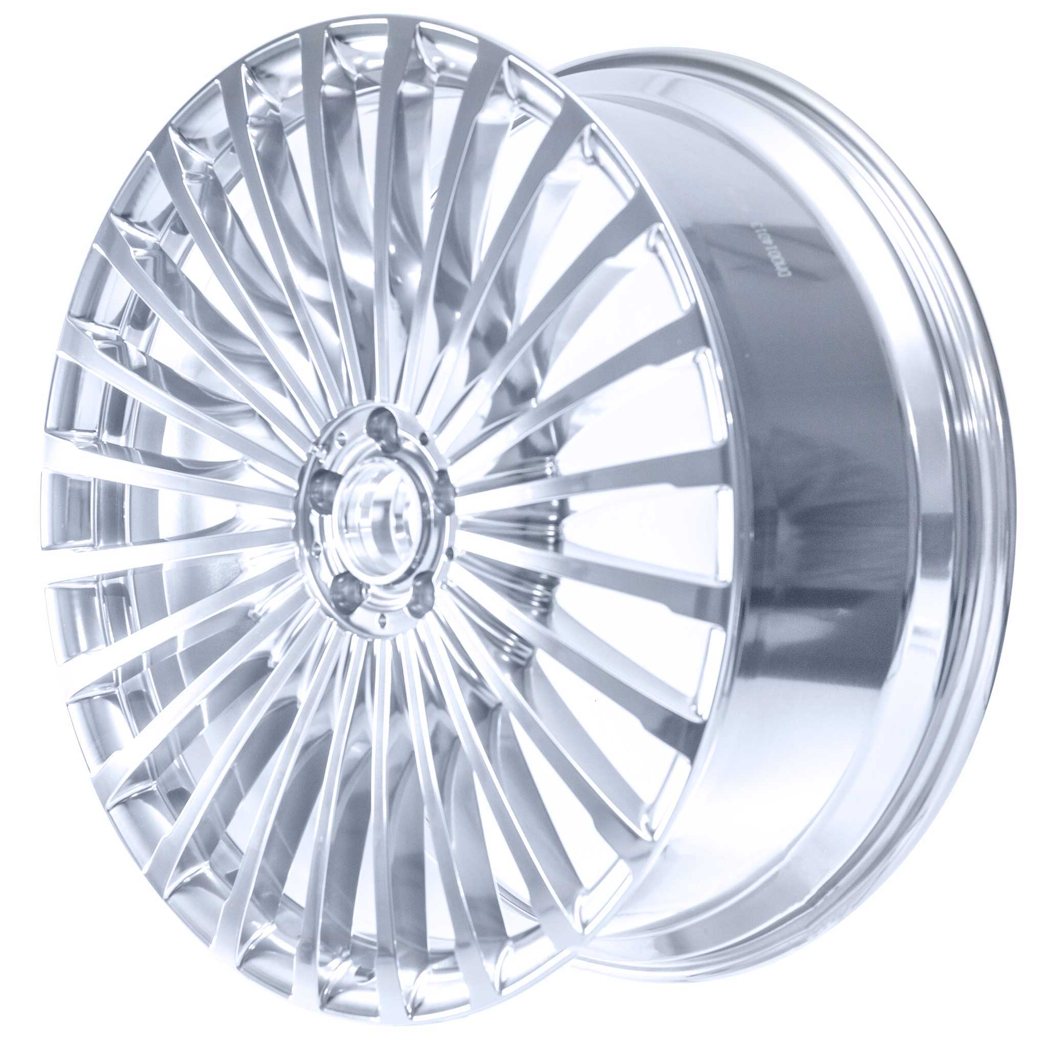 Mercedes Maybach Multi Spoke [167-23] Clear Lacquer with High Sheen Alloy Wheel Product Image #3