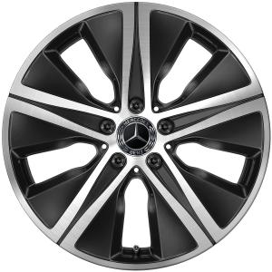 18" Mercedes 5 Hole [167-18] Gloss Black with High Sheen alloy wheel