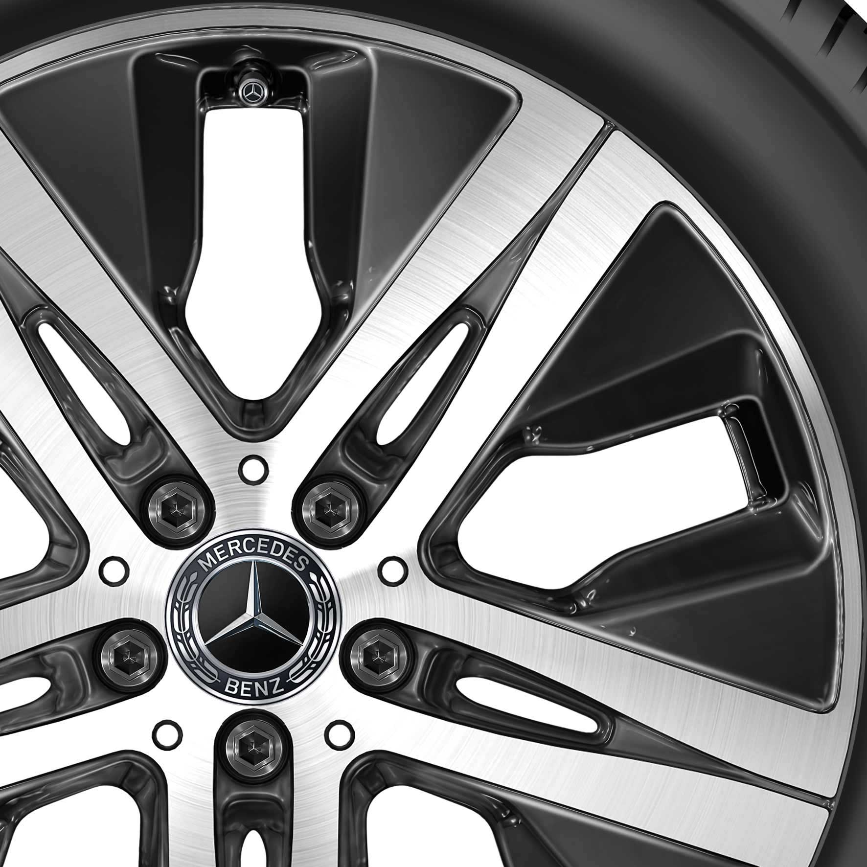 Mercedes 5 Hole [167-19] Gloss Black with High Sheen Alloy Wheel Product Image #2