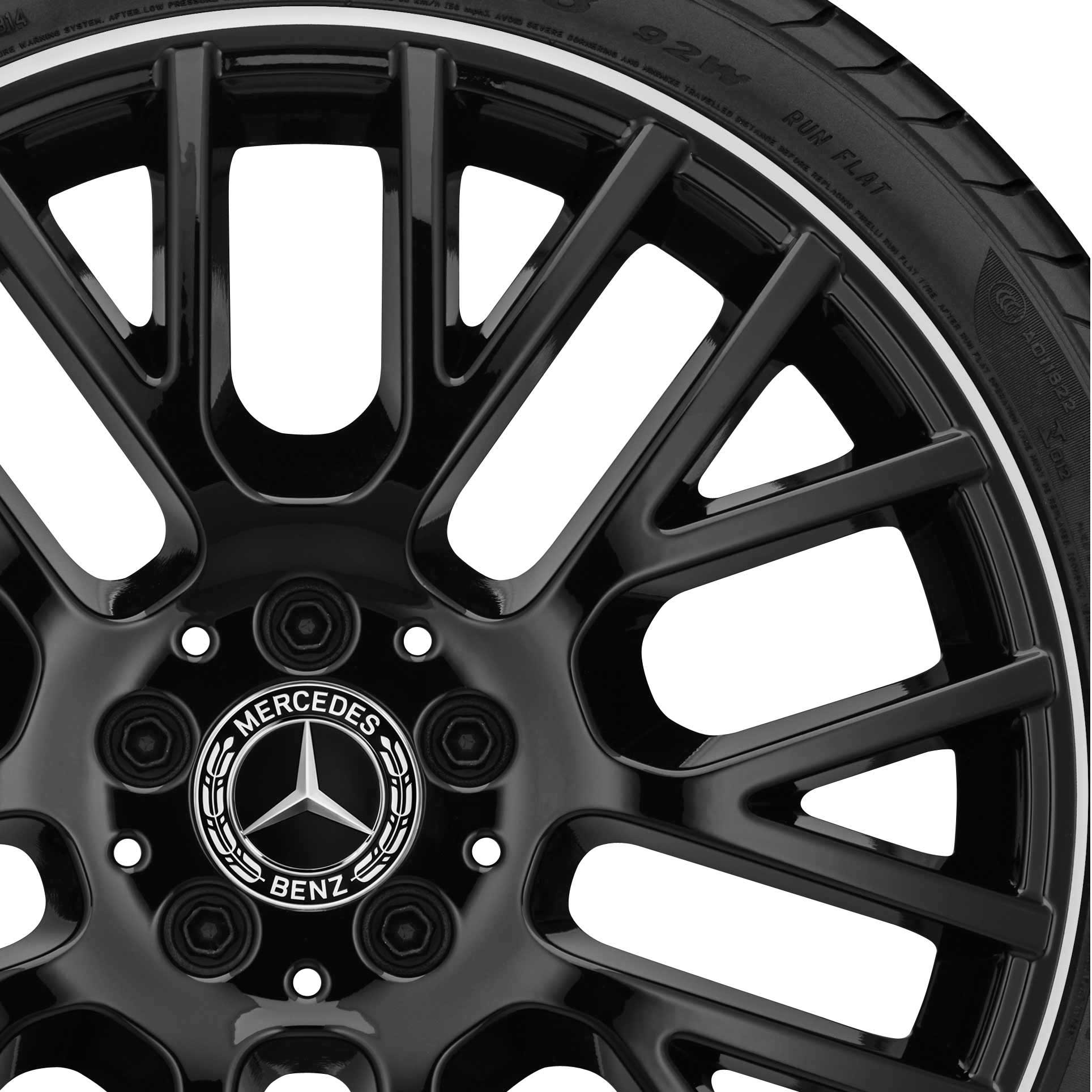 Mercedes 10 Y Spoke [167-19] Gloss Black with High Sheen Rim Edge Alloy Wheel Product Image #2