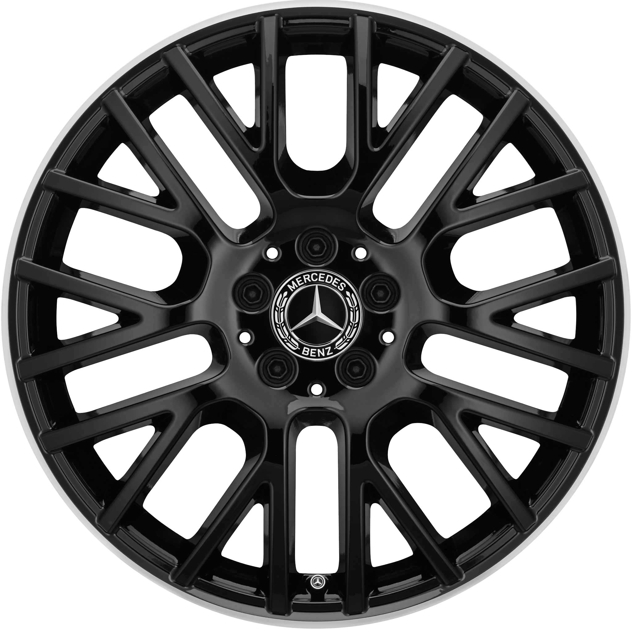 Mercedes 10 Y Spoke [167-19] Gloss Black with High Sheen Rim Edge Alloy Wheel Product Image #1