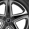 Mercedes 5 Spoke [167-20] Gloss Black with High Sheen Wheel Img 2