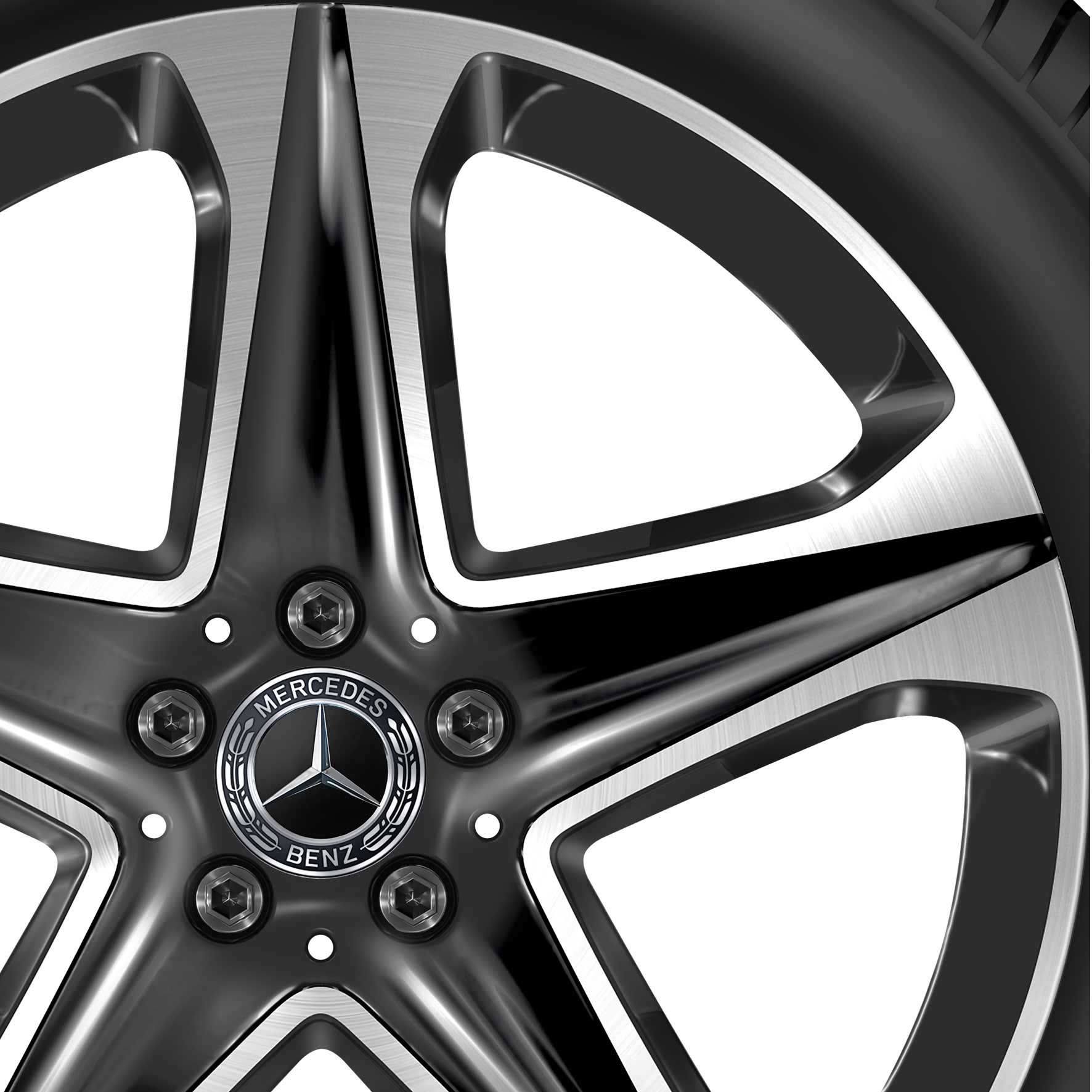 Mercedes 5 Spoke [167-20] Gloss Black with High Sheen Alloy Wheel Product Image #2