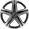 Mercedes 5 Spoke [167-20] Gloss Black with High Sheen Wheel Img 1