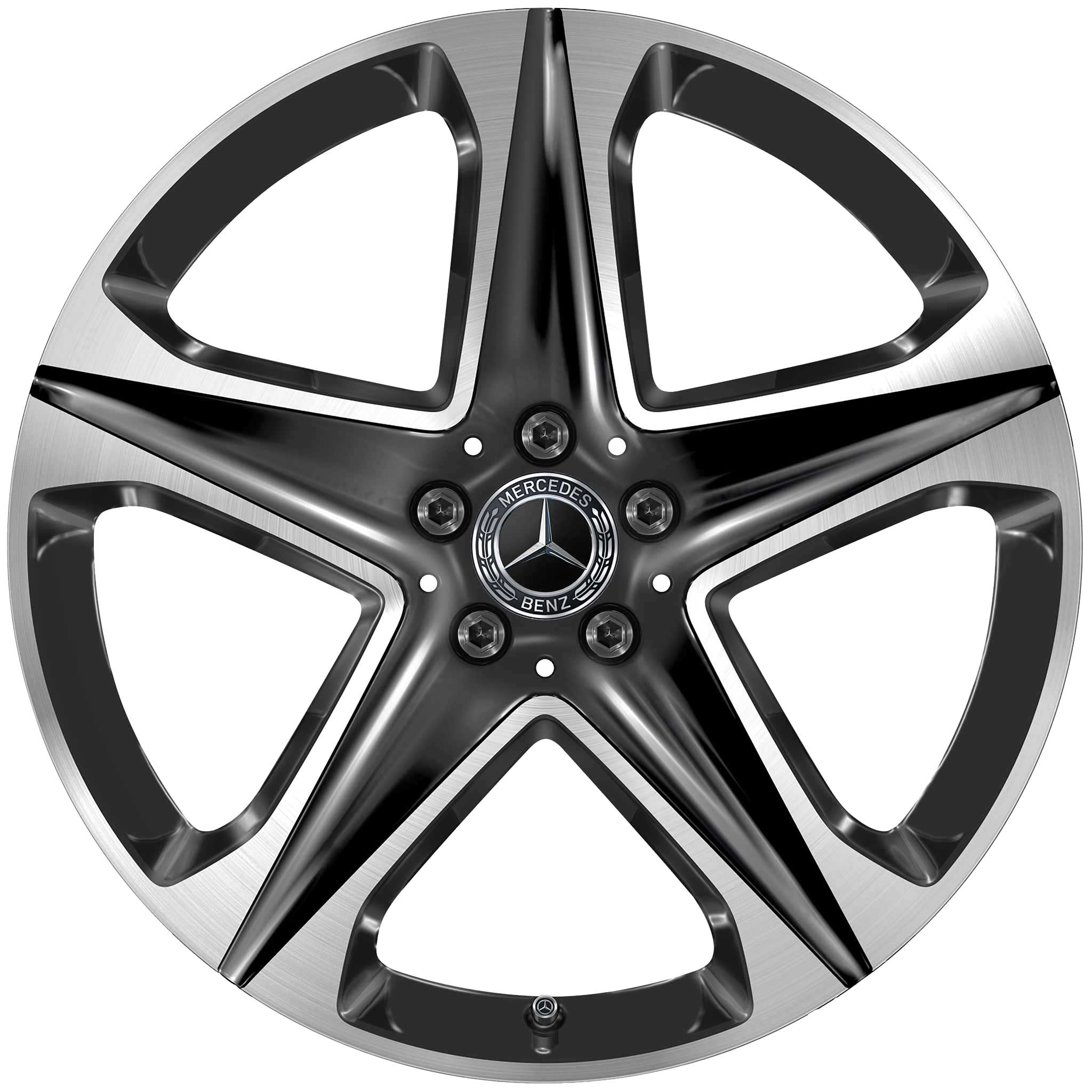 Mercedes 5 Spoke [167-20] Gloss Black with High Sheen Alloy Wheel Product Image #1