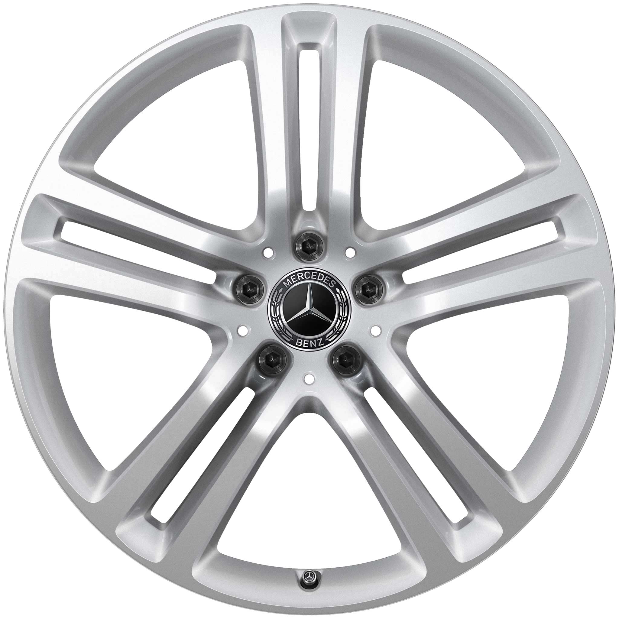 Mercedes 5 Twin Spoke [167-20] Vanadium Silver Alloy Wheel Product Image #1