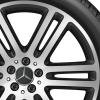 Mercedes 6 Twin Spoke [167-21] Matt Black with High Sheen Wheel Img 2