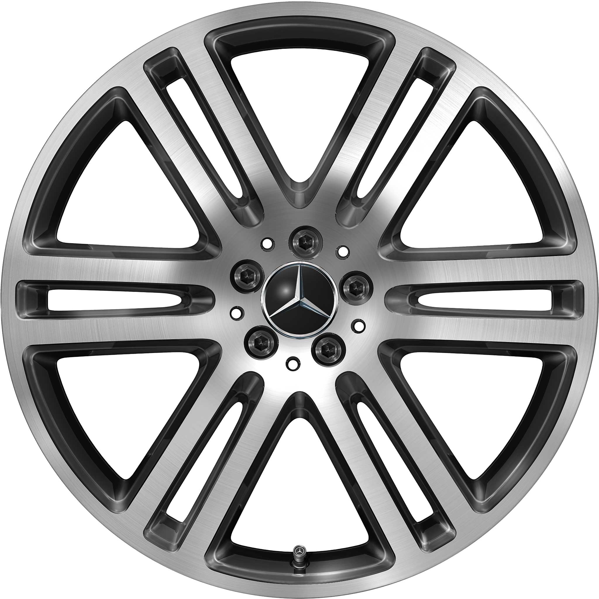 Mercedes 5 Twin Spoke [167-21] Gloss Black with High Sheen Alloy Wheel Product Image #1