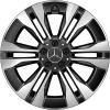 Mercedes 6 Twin Spoke [167-19] Gloss Back with High Sheen Wheel Img 1