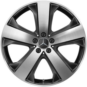 Mercedes 5 Spoke [167-20] Gloss Back with High Sheen Alloy Wheel for Mercedes GLS-Class X167 - Sizes 20in