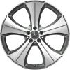 Mercedes 5 Spoke [167-21] Himalaya Grey with High Sheen Wheel Img 1