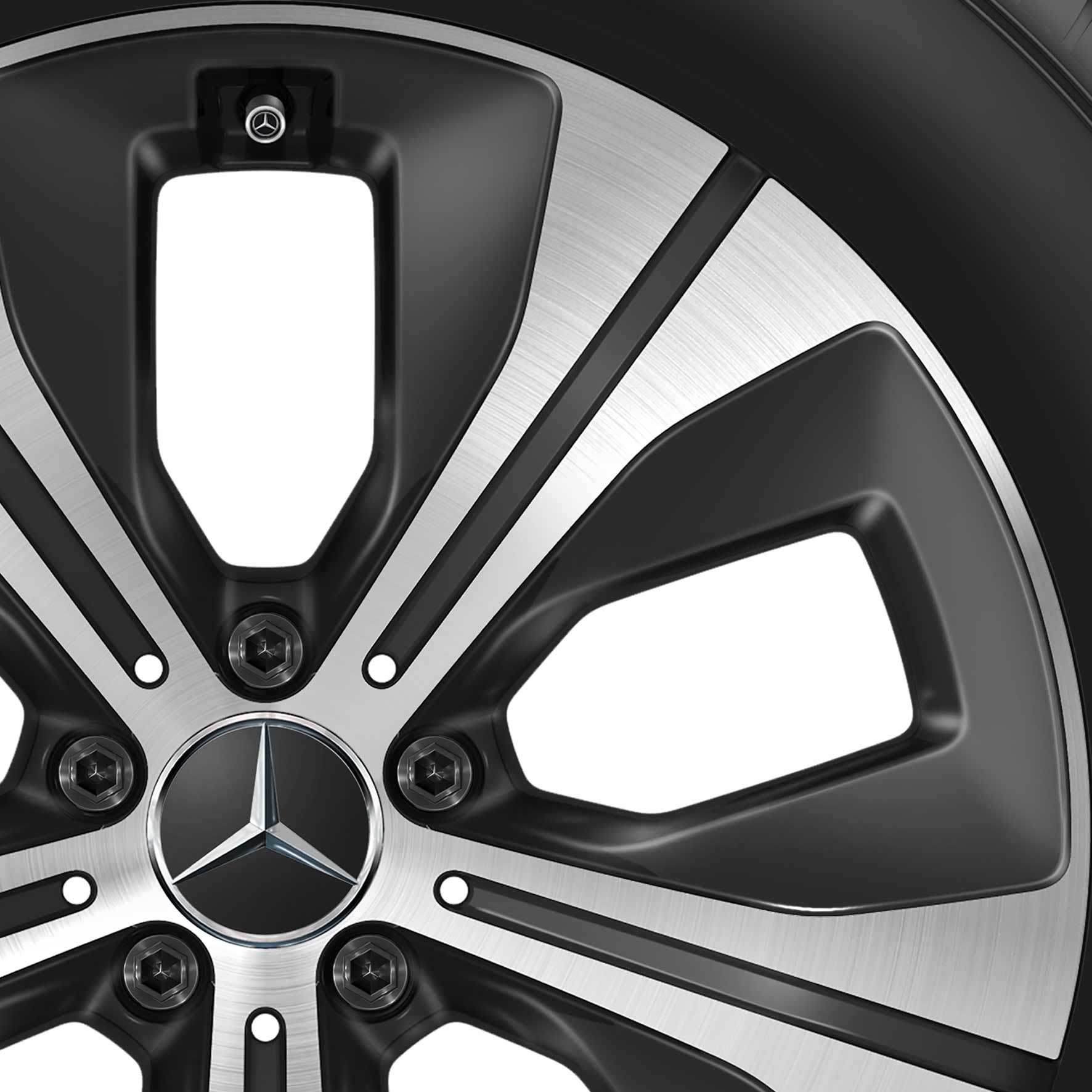 Mercedes 5 Spoke [167-19] Gloss Black with High Sheen Alloy Wheel Product Image #2