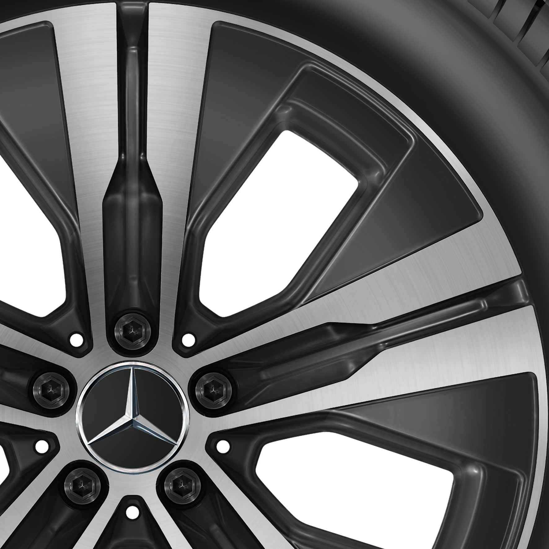 Mercedes 5 Spoke [167-20] Gloss Black with High Sheen Alloy Wheel Product Image #2