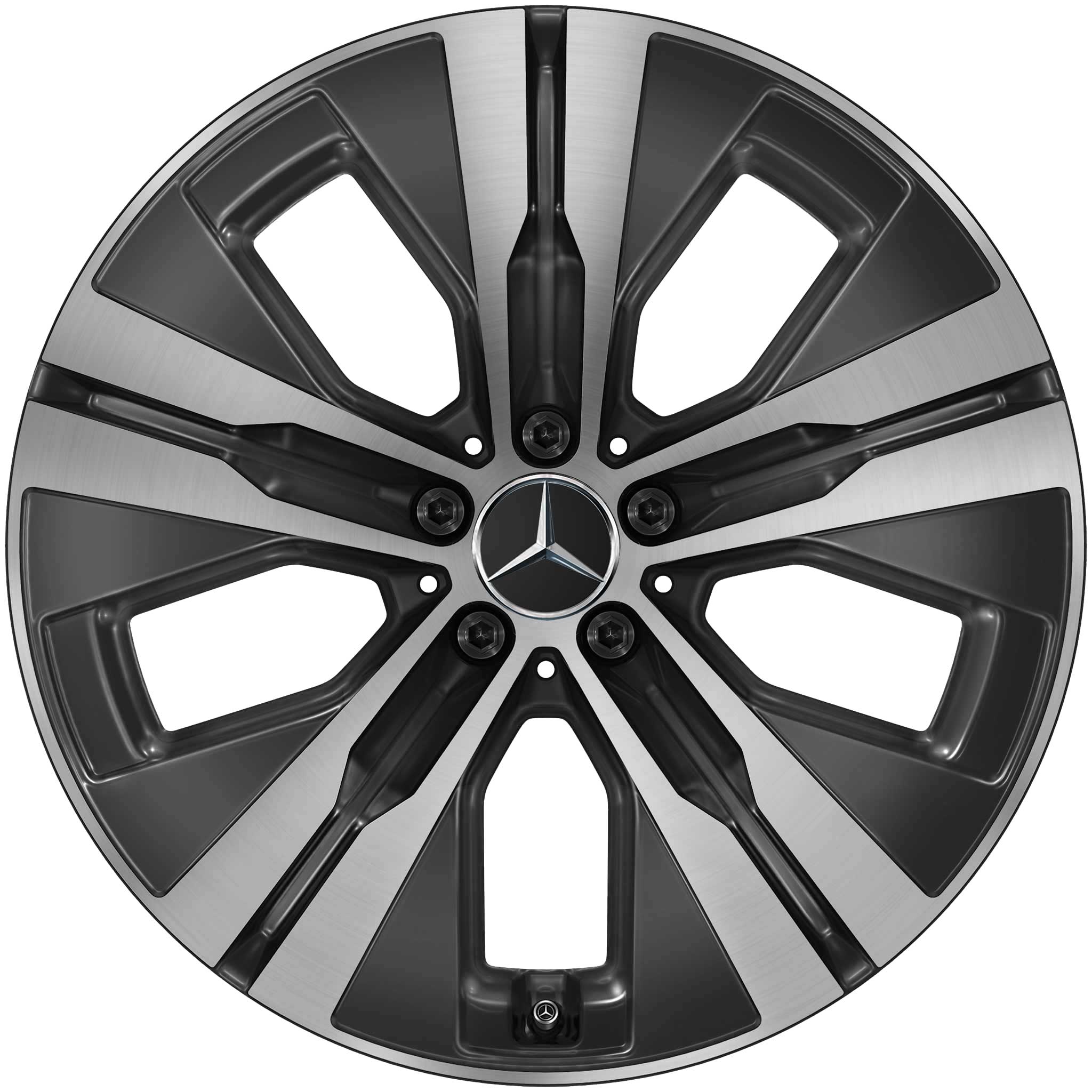Mercedes 5 Spoke [167-20] Gloss Black with High Sheen Alloy Wheel Product Image #1