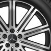 Mercedes 10 Spoke [167-20] Matt Black with High Sheen Wheel Img 2