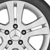 Mercedes 5 Double Spoke [169-16] Titanium Silver Wheel Img 2