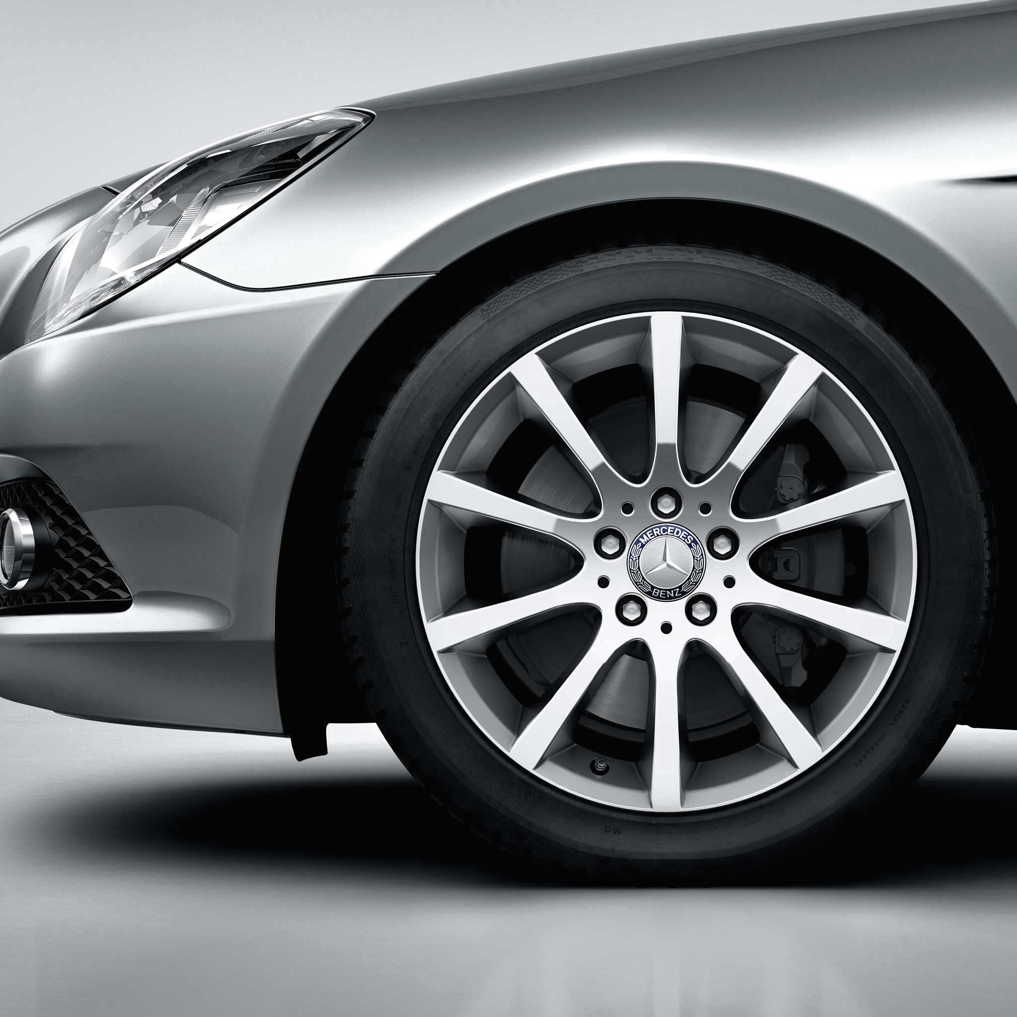 Mercedes 10 Spoke [172-17] Titanium Silver Alloy Wheel Product Image #3