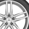 Mercedes 5 Twin Spoke [172-18] Vanadium Silver Wheel Img 2
