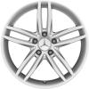 Mercedes 5 Twin Spoke [172-18] Vanadium Silver Wheel Img 1