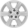 Mercedes 6 Spoke [172-16] Titanium Silver Wheel Img 1