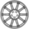 Mercedes 10 Spoke [172-17] Palladium Silver with High Sheen Wheel Img 2