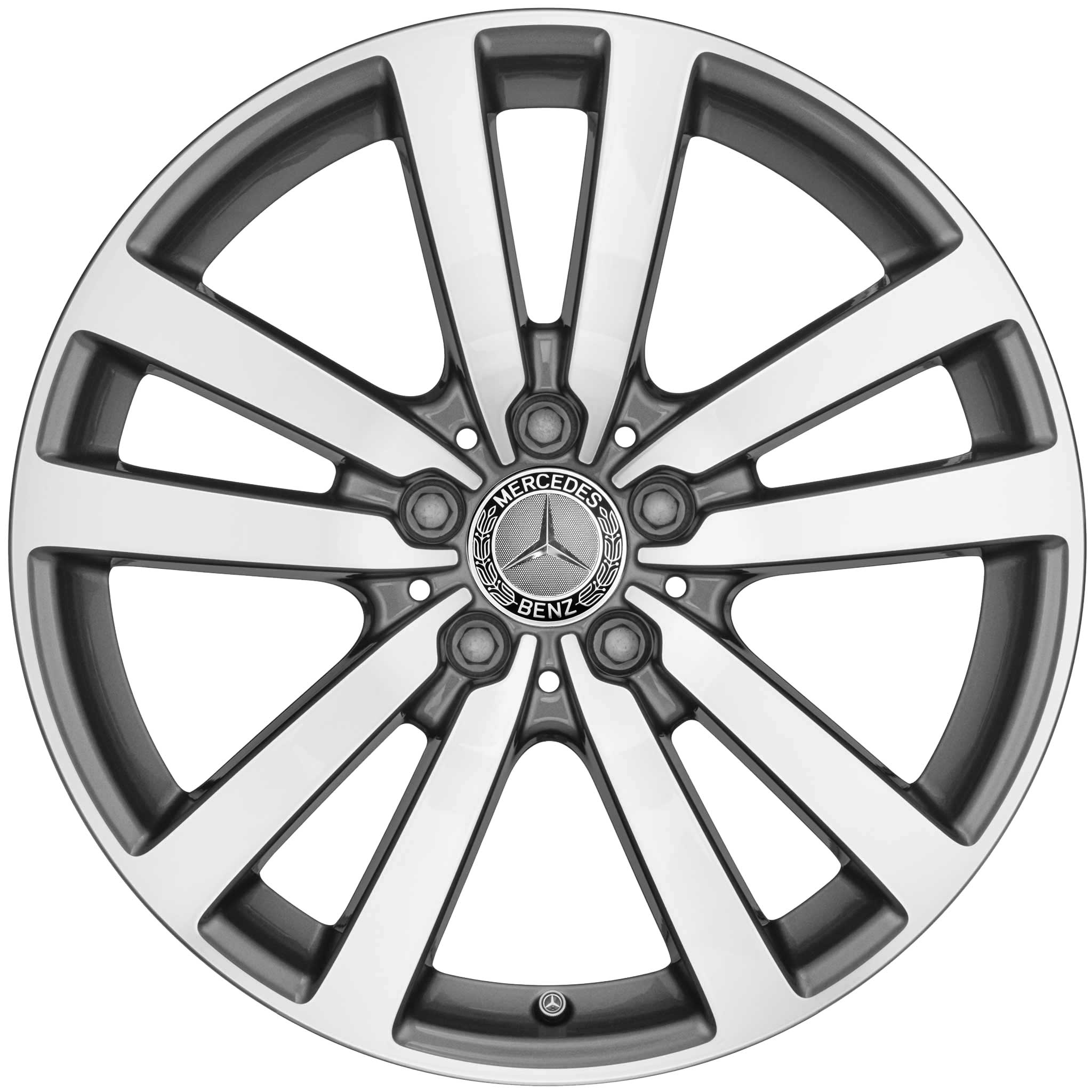Mercedes 5 Twin Spoke [172-18] Tremolite Metallic with High Sheen Alloy Wheel Product Image #1