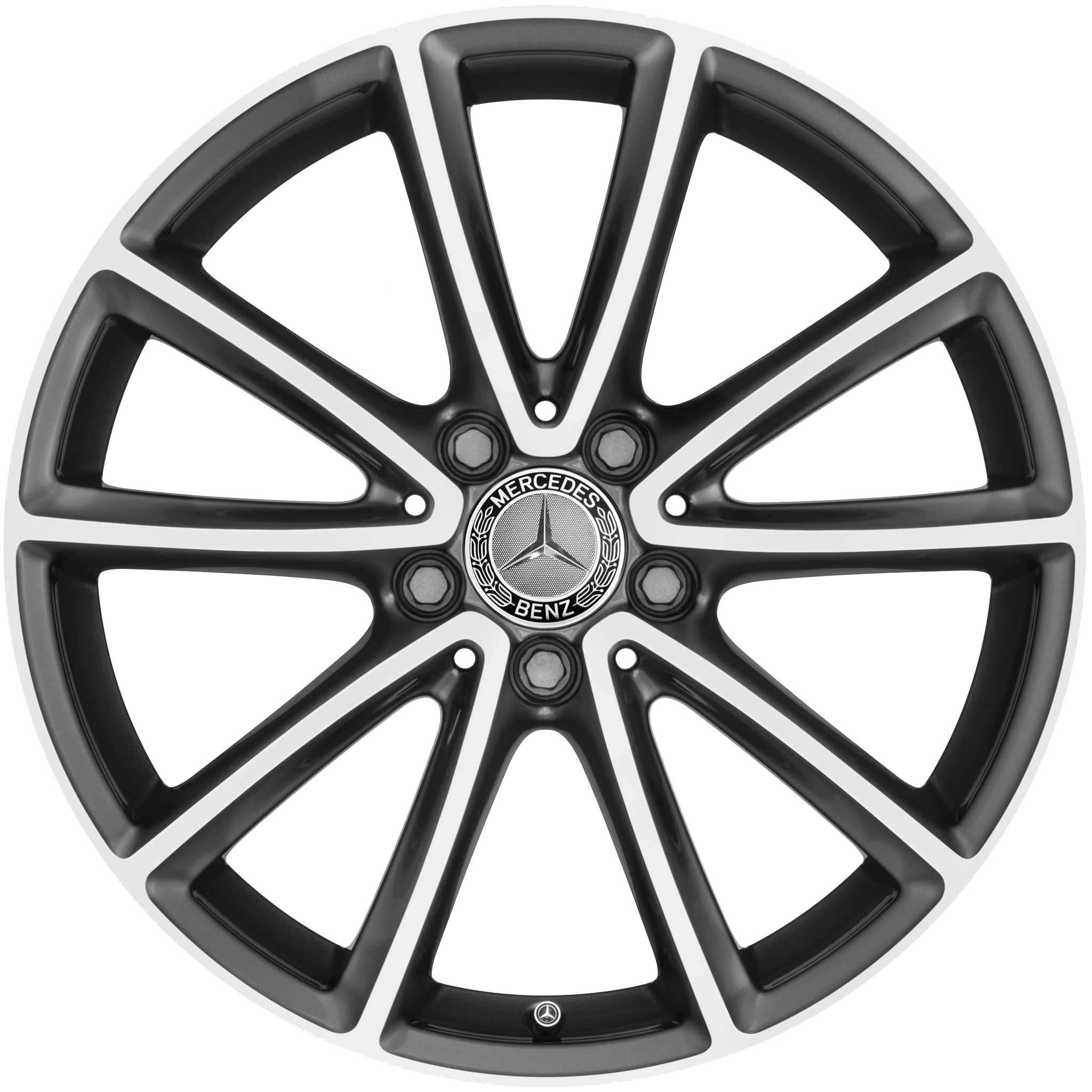 Mercedes 5 Twin Spoke [172-18] Tremolite Metallic with High Sheen Alloy Wheel Product Image #1