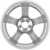 Mercedes 5 Spoke [172-17] Titanium Silver Wheel Img 2